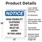 Signmission High Visibility Clothing Or Vest, 12 in W x Rectangle, Aluminum OS-2PACK-NS-A-1218-V-13499 - alternate 6
